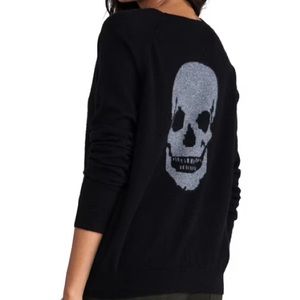 360Cashmere Cashmere sweater with skull